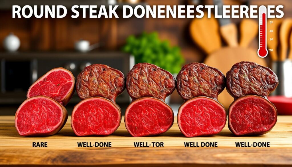 round steak doneness temperatures