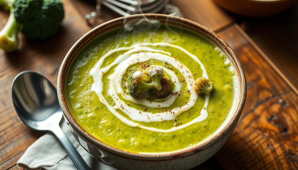Green Floret Cheddar Soup